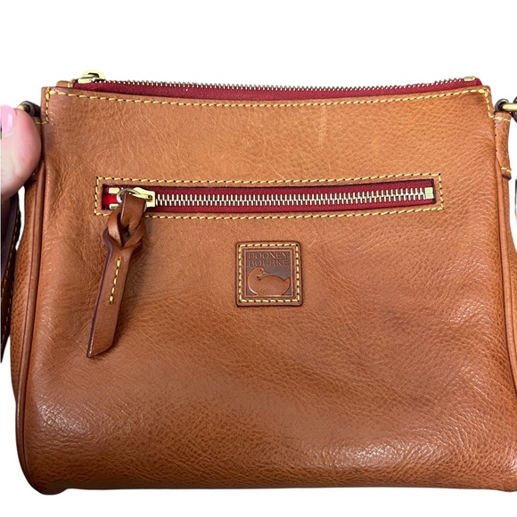 Dooney & Bourke Tan Leather Crossbody Bag - Picture 3 of 7